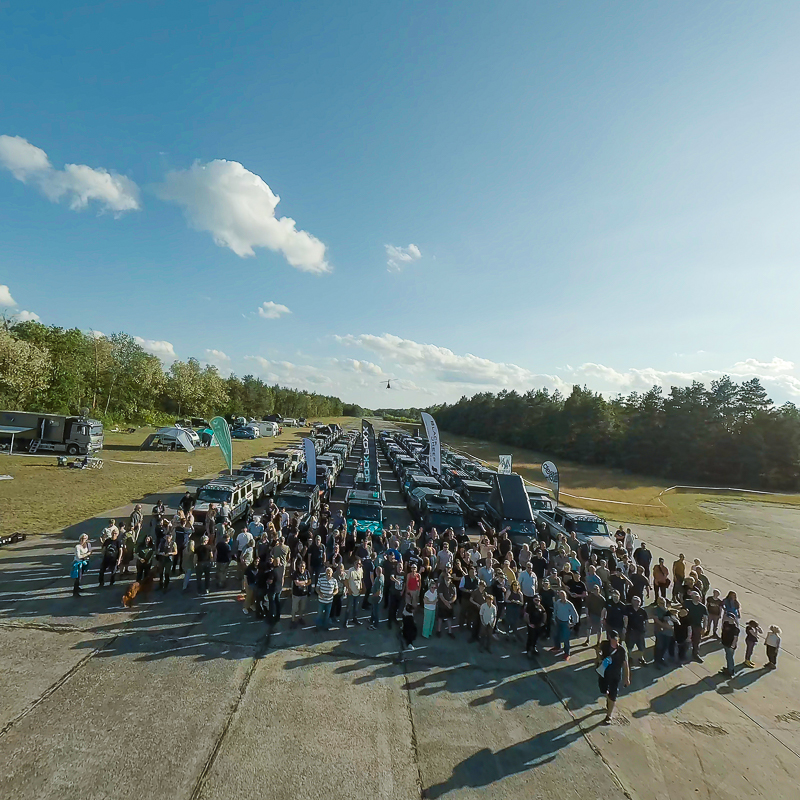 Ineos Grenadier Drohnenvideo Veranstaltung Motorsport Event Offroad